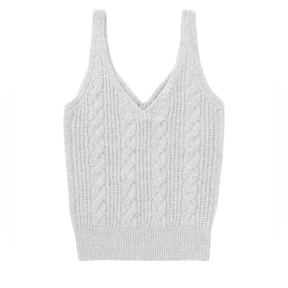 Aerie NWT Cable Knit Sweater Tank Top Size XS